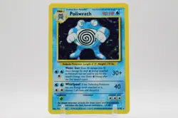 1999 Pokemon Base Set Unlimited Poliwrath Rare Holo #13/102 - Image 1