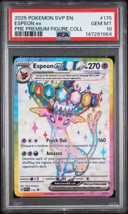 PSA 10 ESPEON EX 175 - Prismatic Evolutions Black Star Promo GEM MINT Pokemon - Image 4