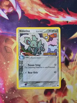Pokemon Nidorina 34/101 Reverse Holo Delta Species EX Dragon Frontiers - Image 2