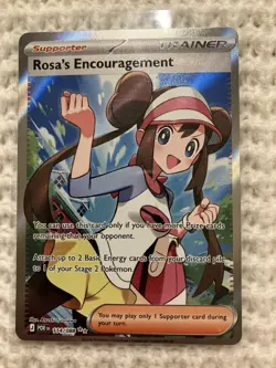 Pokemon Perfect Order Rosa's Encouragement 114/088 Ultra Rare Full Art Trainer - Image 1