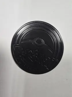 Melmetal Silver Rainbow Holo JUMBO COIN From Pokemon V Battle Deck- COIN ONLY - Image 2