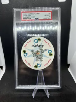 1999 Pokemon Rummy Machamp Queen of Clubs #68 PSA 10 🔥 Pop 6 - Image 1
