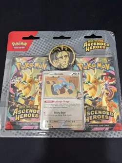 Pokemon TCG Mega Evolution Ascended Heroes Larry’s Komala 2 Pack Blister Sealed - Image 1