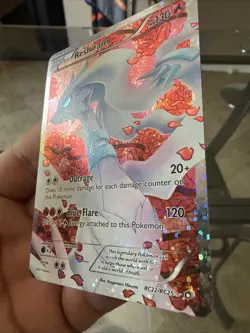 Pokemon TCG Reshiram RC22/RC25 Full Art Rare Legendary Treasures NEAR MINT - Image 2