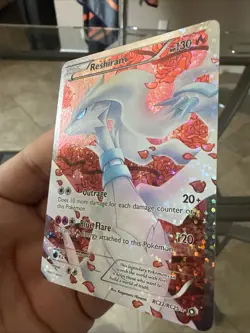 Pokemon TCG Reshiram RC22/RC25 Full Art Rare Legendary Treasures NEAR MINT - Image 4
