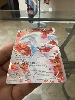 Pokemon TCG Reshiram RC22/RC25 Full Art Rare Legendary Treasures NEAR MINT - Image 5