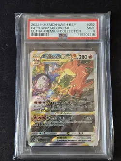 Charizard VSTAR PSA 9 SWSH262 Pokemon Sword & Shield UPC Black Star Promo - Image 1