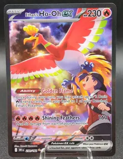 Pokemon Ethan's Ho-Oh EX 230/182 Destined Rivals Series Fresh Pull Brand New - Image 1