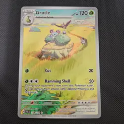 Grotle 164/162 SV Temporal Forces Illustration Rare Pokemon NM/M - Image 1