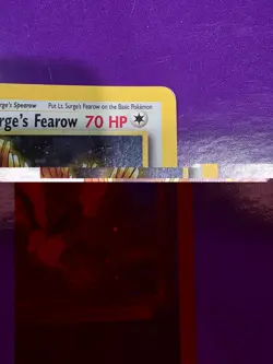 Lt. Surge's Fearow 007/132 Gym Heroes Holo Pokemon - Image 3