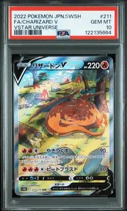 Pokemon TCG Pokemon TCG Charizard 211/172 VSTAR Universe Special Art PSA 10 - Image 1