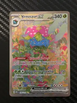 Venusaur ex 198/165 Sv: Scarlet & Violet 151 Holo Pokemon NM Near Mint - Image 1