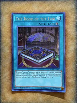 Yugioh The Book of the Law FUEN-EN036 Secret Rare 1st Ed NM - Image 1