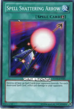 YU-GI-OH SPELL SHATTERING ARROW PROMO SUPER RARE NM/MINT TU05-EN005 - Image 1