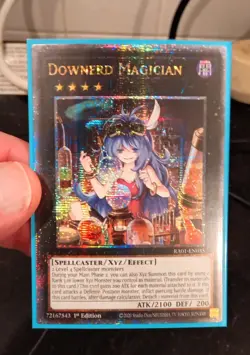 YuGiOh: "Downerd Magician" - QUARTER CENTURY SECRET RARE - Sharp Mint New RA01 - Image 1