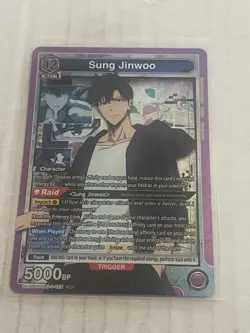 SUNG JINWOO SR UE17BT/SLG-1-022 UNION ARENA SOLO LEVELING QTY - Image 1