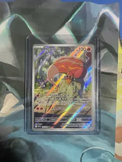 Pokemon TCG Heatmor Illustration Rare Card 104/086 Sv: White Flare - Image 1