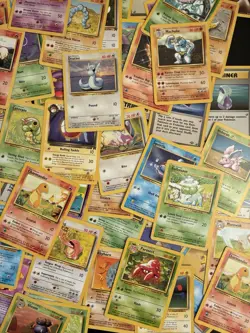 Vintage Pokemon Cards Bundle x 100 including base set 1999 WOTC - Image 5