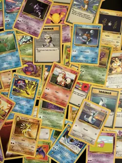 Vintage Pokemon Cards Bundle x 100 including base set 1999 WOTC - Image 5