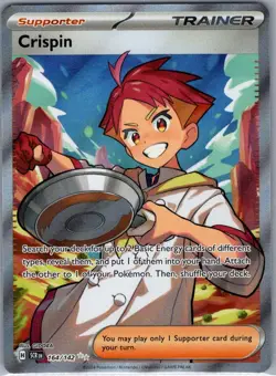 Crispin 164/142 SV07: Stellar Crown - Pokemon Card - NM - Image 1