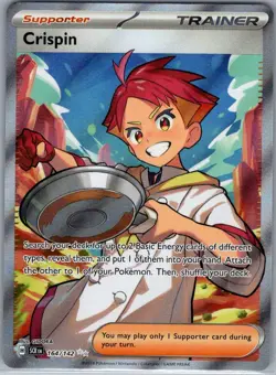 Crispin 164/142 SV07: Stellar Crown - Pokemon Card - NM - Image 1
