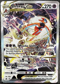 Deoxys VSTAR GG46/GG70 Ultra Rare Crown Zenith Pokemon Card - Image 1