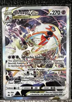 Deoxys VSTAR GG46/GG70 Ultra Rare Crown Zenith Pokemon Card - Image 3