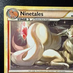 FREE SHIPPING Ninetales - 17/95 (Call of Legends) - NONHOLO Pokemon Card 2011 - Image 2
