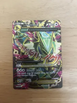 B6 Pokemon M Rayquaza EX Holo Ultra Rare TCG Card Roaring Skies 105/108 LP. - Image 1