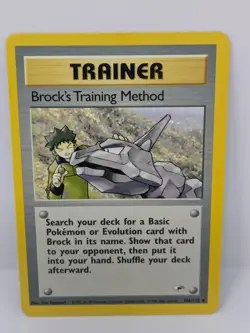 Trading Card rock trainer- Card WOTC NM - Image 1
