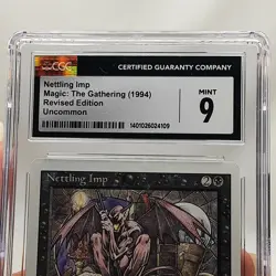 MTG - Revised - Nettling Imp - Graded - CGC 9 - Vintage - Image 4