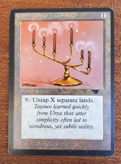 MTG Candelabra of Tawnos Antiquities Vintage Rare MP Magic The Gathering - Image 1