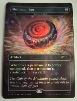 MTG Mothman Egg / Mesmeric Orb, Foil, NM/Unplayed, Secret Lair Fallout "Rad" - Image 1