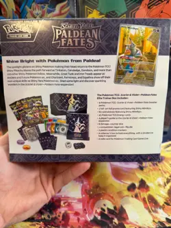 Pokemon Scarlet Violet Paldean Fates Elite Trainer Box ETB Sealed - Image 4