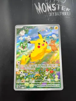 POKEMON PIKACHU 088 PROMO SCARLET & VIOLET BLACK STAR PROMOS - Image 1
