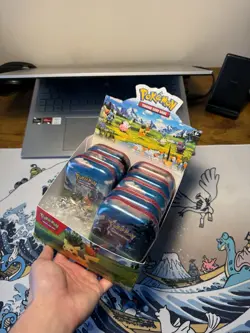 8x Pokemon Mega Evolution Ascended Heroes Mini Tins Display - Image 1