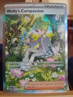 Pokemon TCG Mega Evolution Wally’s Compassion SIR 186/132 NM/MT Condition - Image 1