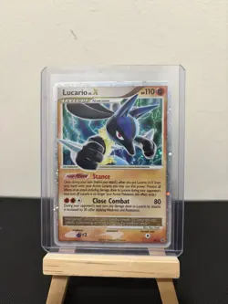 Pokemon Lucario LV.X Diamond & Pearl Promo Holo DP12 110 HP Fighting Card - Image 1