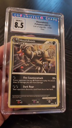 HOUNDOOM - HOLO - CGC NM 8.5 - 2011 POKEMON CALL OF LEGENDS - #10/95 - Image 2