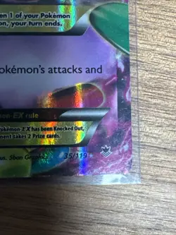 Phantom Forces M Gengar EX Holo Rare Pokemon Card 35/119 2014 TCG LP - Image 4