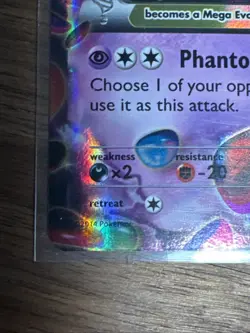 Phantom Forces M Gengar EX Holo Rare Pokemon Card 35/119 2014 TCG LP - Image 5