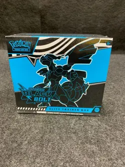 POKEMON Scarlet & Violet- Black Bolt Elite Trainer Box, Sealed Box is Worn - Image 1