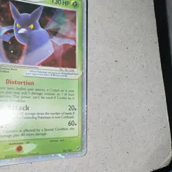 Pokemon Crobat ex 130 HP 96/107 EX Deoxys 2005 Ultra Rare Holo - Image 4