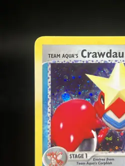 Pokemon TCG Team Aqua’s Crawdaunt 2/95 Team Magma vs Team Aqua Holo Rare LP+ - Image 2