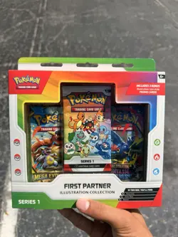 Pokemon First Partner Illustration Collection Series 1 Promo Booster Box - Image 1