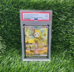 MELOETTA EX SPECI4L ILLUSTRATION RARE POKEMON BLK EN-BLACK BOLT 2025 167 PSA 9 - Image 1