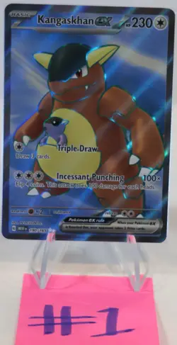 Kangaskhan ex 190/165 Sv: Scarlet & Violet 151 Holo Full Art Pokemon TCG - Image 1