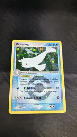 Dewgong 3/112 Reverse Holo Rare EX FireRed & LeafGreen Pokemon TCG 2004 - Image 1