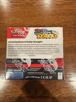 Pokemon TCG Scarlet & Violet Surging Sparks Booster Box (36 Packs) NEW - Image 2