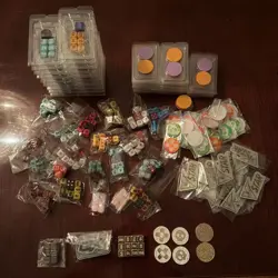 Pokemon TCG Damage Counter, Special Condition Marker, Dice Lot of 110 pcs READ - Image 1